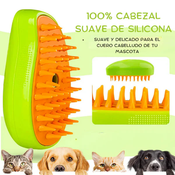 CEPILLO DE VAPOR PARA GATOS Y PERROS